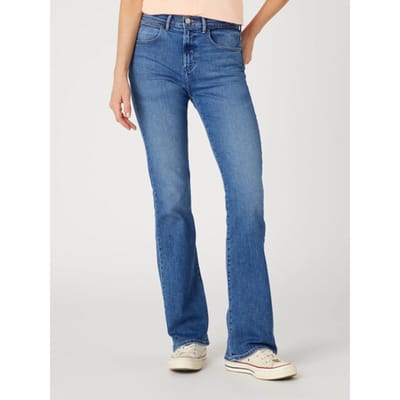 Wrangler Bootcut Raven Denim Blue Jeans Maat: W26L32 | Jeans Outlet | Dames | Blauw