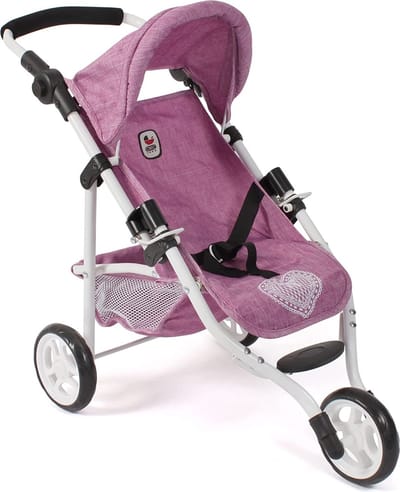 Bayer Chic 2000 - Poppenwagen Jogger Lola - Pink Jeans