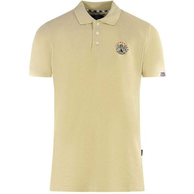 Aquascutum Unisex Volwassenen London Crest Polo Shirt (Beige)