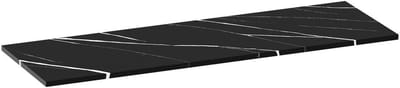Brauer Mirage Topblad - 140 cm - Marmerlook Nero Marquina