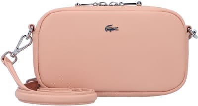 LACOSTE Schoudertas Daily City Crossover Bag Latte Zalmroze