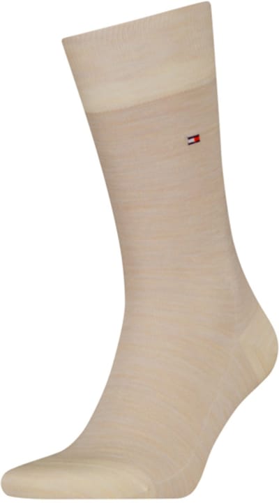 Tommy Hilfiger Herensokken Premium Wool Light Beige Melange