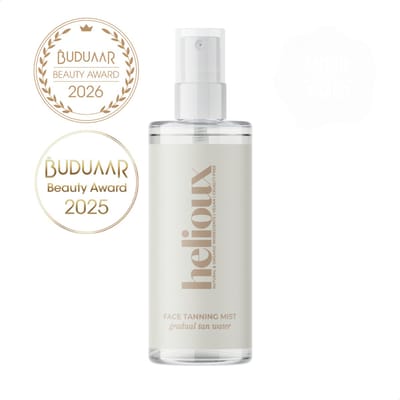 Helioux® Face Tanning Mist | Gradual Tan Water - For A Glowing Face - Tan Drops
