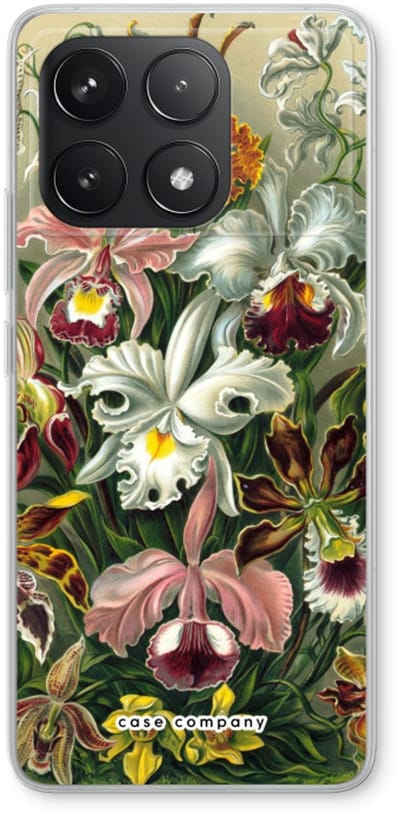 Case Company® - Hoesje geschikt voor Xiaomi Poco F6 Pro hoesje - Haeckel Orchidae - Soft Cover Telefoonhoesje - Bescherming aan alle Kanten en Schermrand