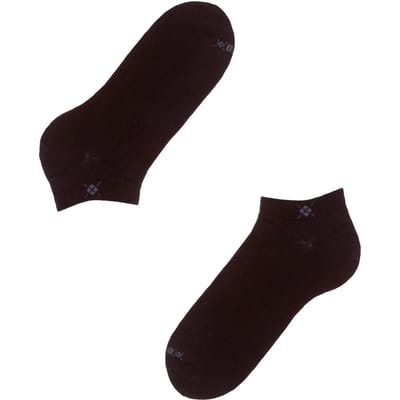 Burlington Everyday 2-Pack kort eenkleurig katoen multipack sneakersokken enkelsokken heren zwart - maat 40-46
