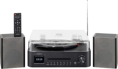 Retro Platenspeler Met Speakers – Ingebouwde Speakers – Platenspeler - retro speler