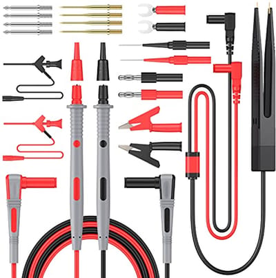 21-in-1 Elektrische Multimeter Meetkabelkit met Krokodillenklemmen en Testsonde