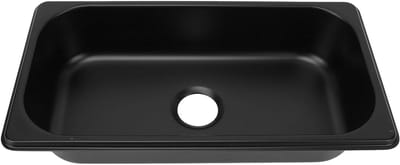 Stainless Steel Onderbouw Wastafel 325 x 176 x 65 mm met 40 mm Kraan voor Caravan en Boot, Ideaal voor Handwas en Integraal Gebruik