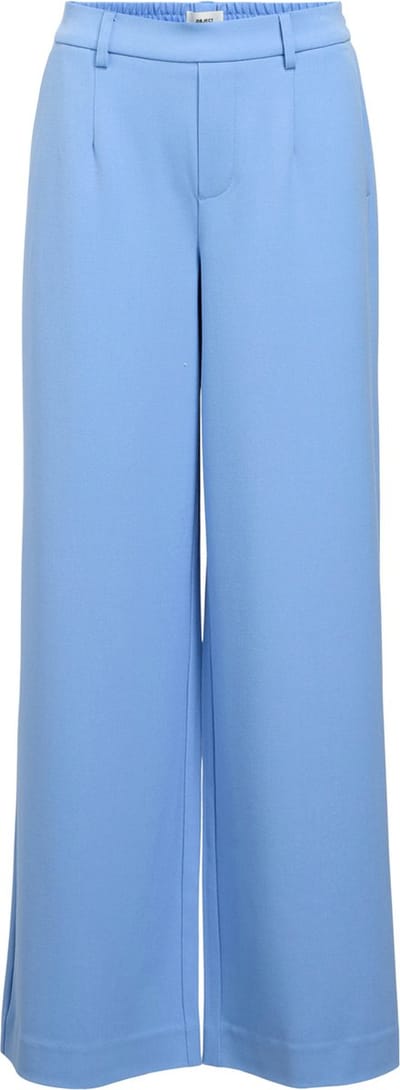 Object Objlisa Wide Pant Broeken Dames - Blauw - Maat 34