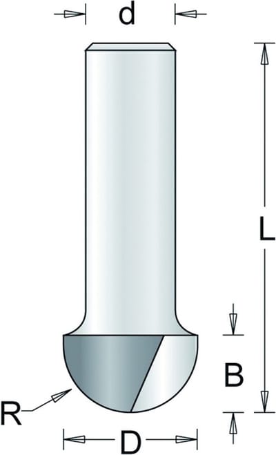 RvS Tools Holgroeffrees 63-xl 9,5mm Hm As 6mm