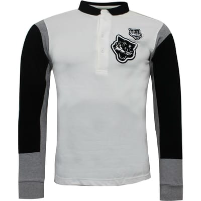 Asics Onitsuka Tiger Heren Wit/Zwart Poloshirt