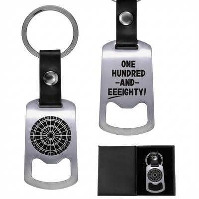Dailygoods- Flesopener Duurzaam - Sleutelhanger - Camping Accessoires - Campercadeau - Outdoor Charme - Praktisch Ontwerp