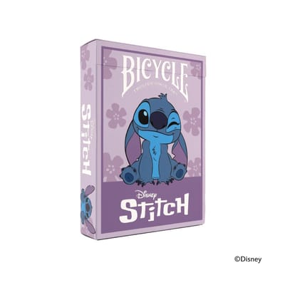 Bicycle® Disney Stitch Purple - Premium Speelkaarten - Officieel gelicentieerd - Unieke designs