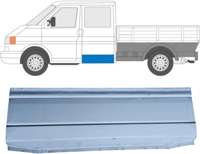 Plaatwerkdeel zijpaneel voor Volkswagen Transporter T4 1990-2003 / Links