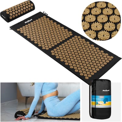Rebel Active - Acupressuurmat met Spikes - Set met Kussen - 110x42cm