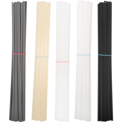 100 stuks kunststof lasstaven ABS/PP/PVC/PE lasstaven voor autobumper kunststof laspistool/heteluchtpistool veelkleurig