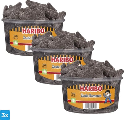 Haribo Zure Bommen (3x 150 stuks)