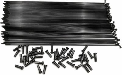 Fietsspaken, fietsspaken, spaken, 14 G 2,0 mm diameter MTB spaken cilinder zwart J-bocht mountainbike spaken fietsen racefiets spaken for fietswielen (kleur: lengte 287 mm) (Color : Length 286mm)