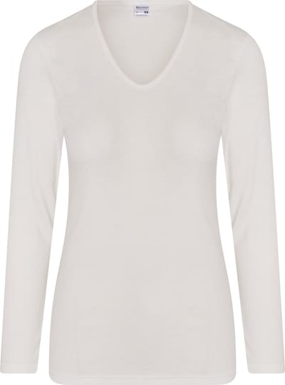 Beeren Thermo Dames Shirt wol/wit lange mouw-XL