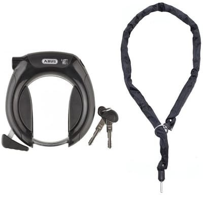 Abus Pro Shield 5850s ART2 met 120cm insteekketting - Zwart