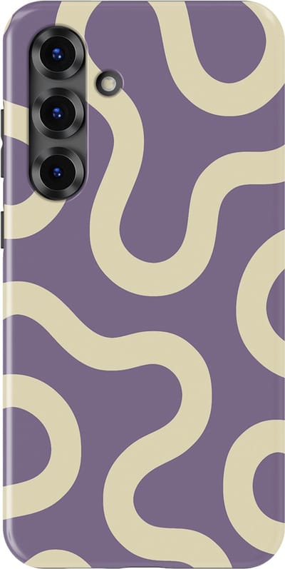 DripCase Motion Flow Tough Hoesje Samsung Galaxy S25 Plus | Backcover met Mag | Trendy Design | Valbescherming | Pastel Path