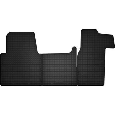 Wielganizator SolidTread - Rubber Automatten - Opel Movano B - Volledige Pasvorm - Zwart