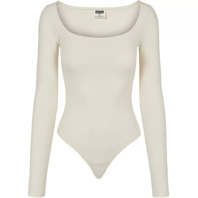 Urban Classics - Organic Longsleeve Bodysuit - L - Creme/Beige