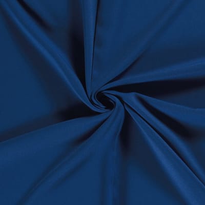 Naaistof Burlington (Texture, Bi-Stretch, Terlenka) - 100% Polyester - Kobalt Blauw - 100cm lang bij 147cm breed - 1 meter