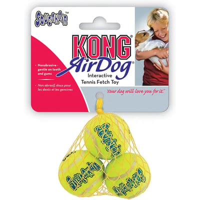 Tennisbal voor honden Kong Company Air Squeakair (x3)
