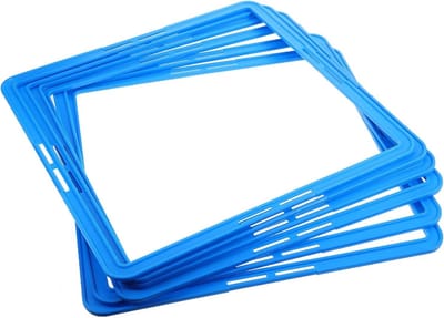 Agility Training Ringen - Oefenringen Sport - Sporttraining Verbeteren - Verstelbare Configuratie - 42.8 cm - Blauw