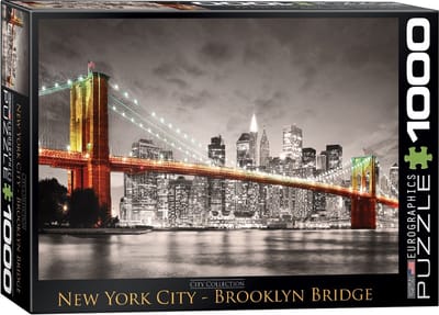 Eurographics puzzel Brooklyn Bridge New York City - 1000 stukjes legpuzzel.