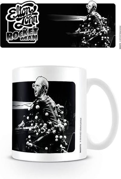 Elton John Rocket Man Glam Mok