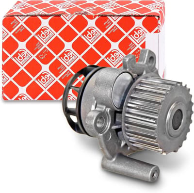 Waterpomp - Koelvloeistofpomp - Motorkoeling - Gegoten aluminium - 8 Tanden - Zilverkleurig