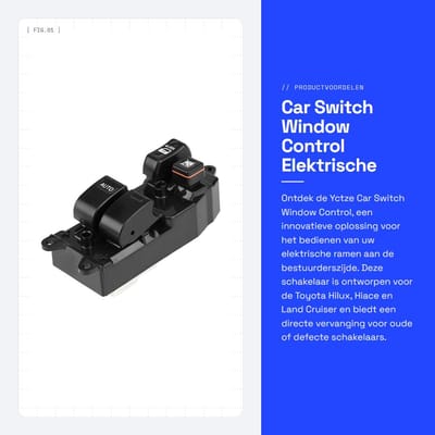 Dailygoods - Car Switch Window Control - Elektrische Raamschakelaar - Links - Vervangend Onderdeel - Gemakkelijk te Installeren - Geschikt voor Toyota...