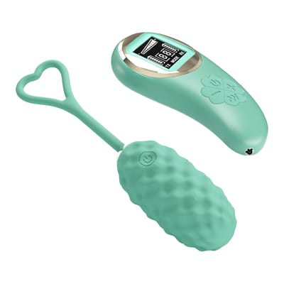 Pretty Love - Vivian - Vibrerend Eitje - Afstandsbediening met LCD Display - Lichtblauw