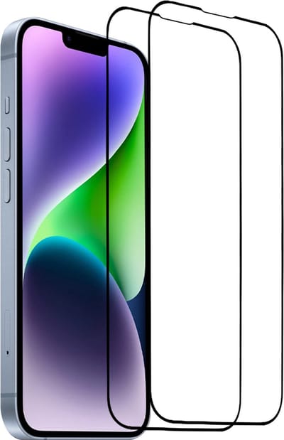 2x iPhone 14 Screenprotector - gehard beschermglas screen protector glas iPhone 14 - full cover - Arara