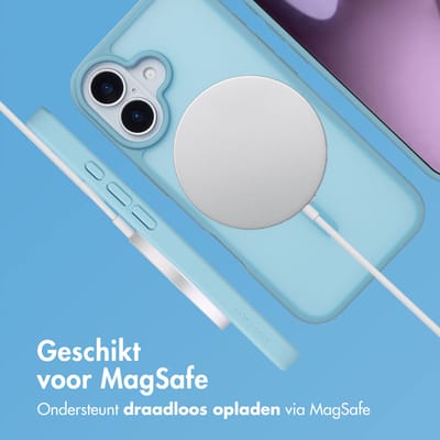 imoshion Hoesje - Geschikt voor iPhone 17 - Color Guard Backcover geschikt voor MagSafe - Lichtblauw