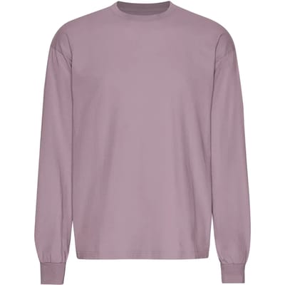 T-shirt met oversized lange mouwen Colorful Standard Organic Pearly Purple