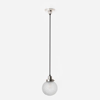 Hanglamp aan snoer Nouveau Romance Geëtst 20's Nikkel - Art Deco Trade