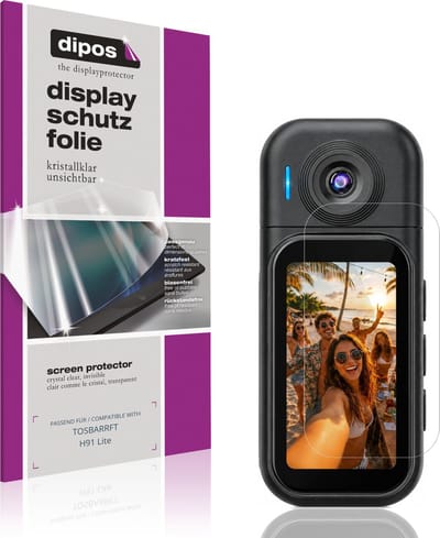 dipos – 4x Beschermfolie geschikt voor TOSBARRFT H91 Lite | Krasbestendige & heldere Screenprotector Ultra-Thin