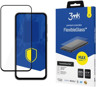 Hybride glas voor Samsung Galaxy S23 FE - 3mk FlexibleGlass Max