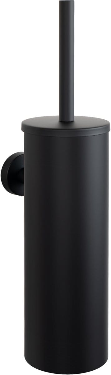 VDN Stainless Toiletborstel met houder - Toiletborstelhouder - Zwart - Wc borstel met houder - RVS - Hangend