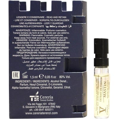 V Canto, Mastin, Extrait De Parfum, Unisexe, 1,5 ml *Fiole