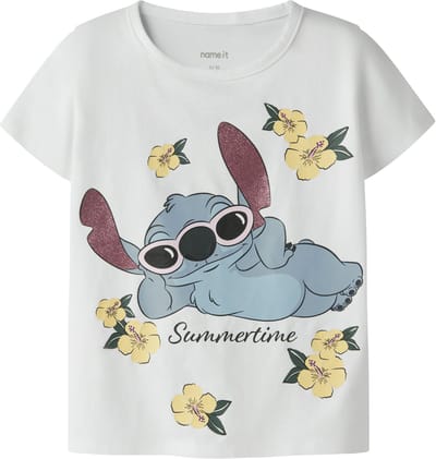 NAME IT - NMFANN STITCH SS NREG TOP BOX WDI - Meisjes - T-shirts