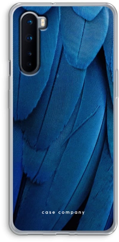 Case Company® - Hoesje geschikt voor OnePlus Nord hoesje - Pauw - Soft Cover Telefoonhoesje - Bescherming aan alle Kanten en Schermrand
