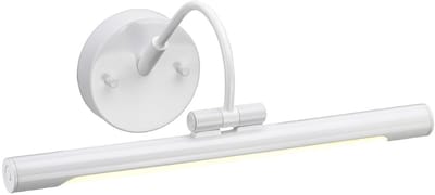 Licht-Erlebnisse - Gambar - LED - Wandlamp - 3000K - 318lm - van - Constructiestaal - in - wit - Wandlamp