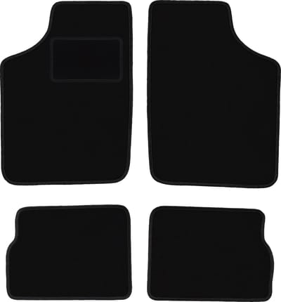 Zwarte veloursmatten voor: Opel Corsa A hatchback (1982-1993)