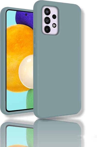 oTronica Hoesje Geschikt Voor Samsung Galaxy A53 backcover liquid siliconen hoesje – Mint Groen