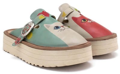 GOBY Cat Mood Clogs – Handmade – Vegan Leer – Dames – Maat 40