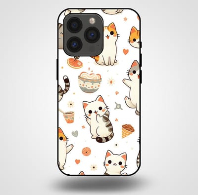 Smartphonica Telefoonhoesje voor iPhone 13 Pro met katten opdruk - TPU backcover case katten design geschikt voor iPhone 13 Pro